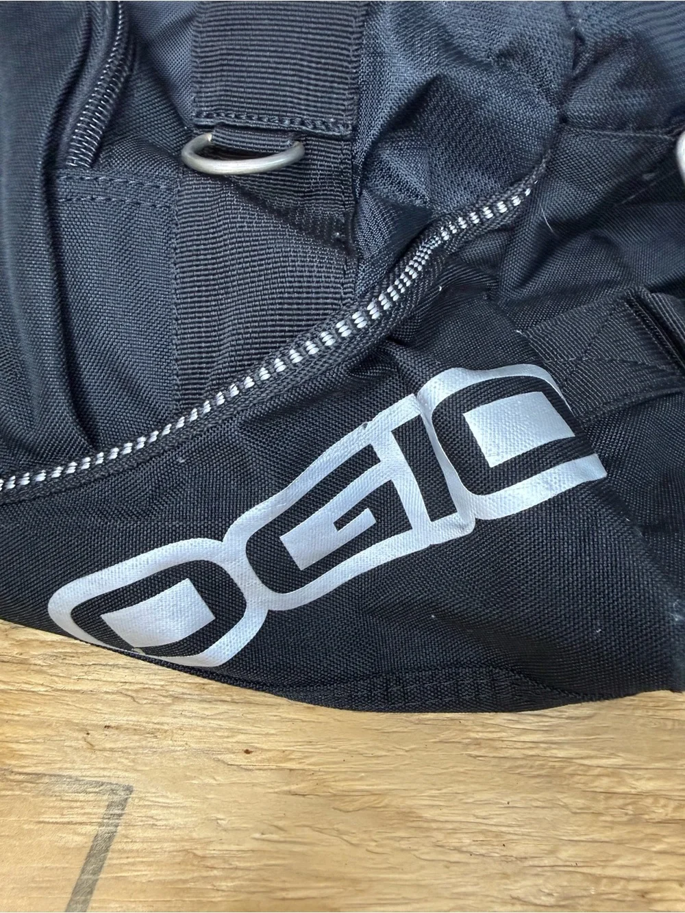 OGIO Half Dome Small Black Nylon Duffel Gym Bag Zip 5L Shoulder Strap